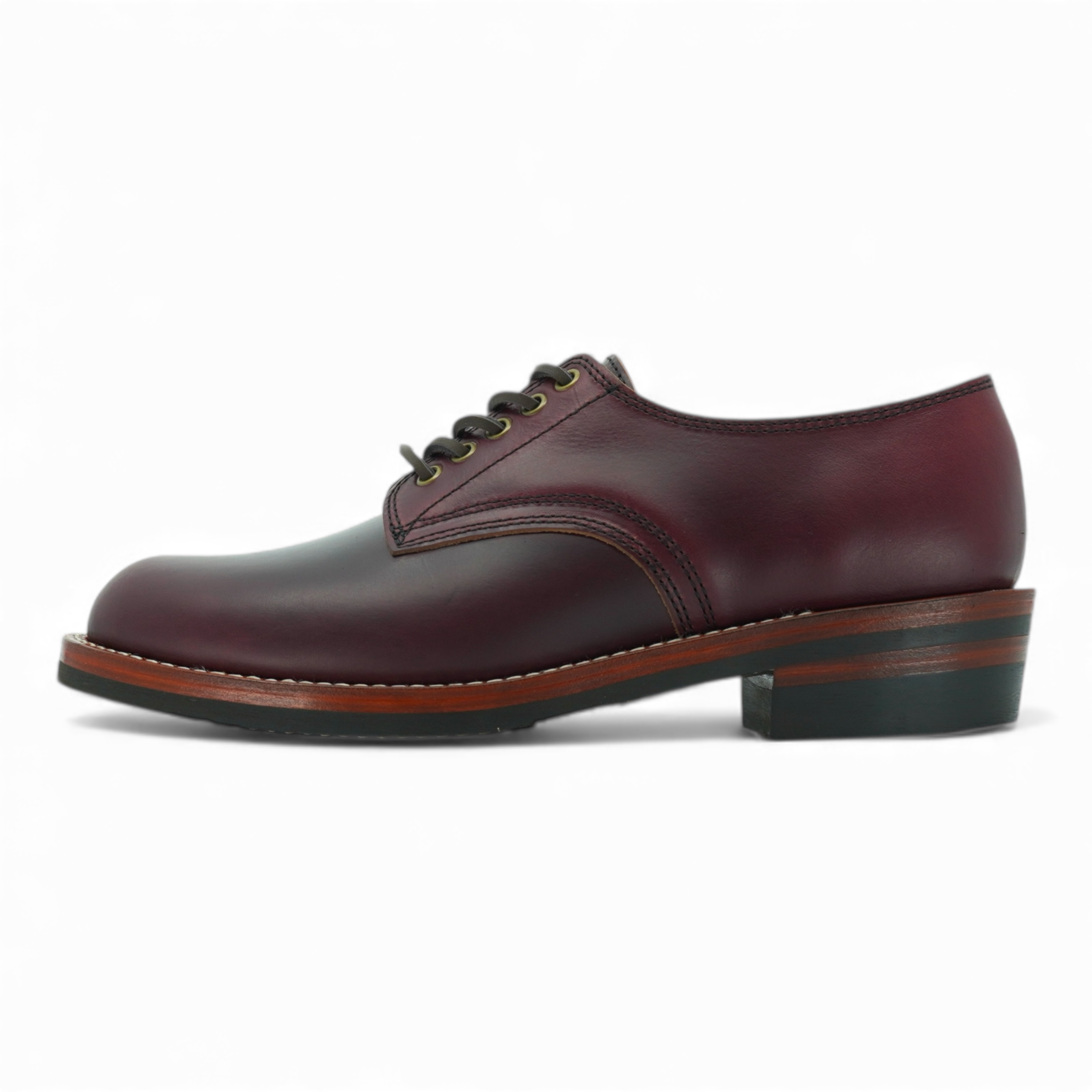 221B CXL Burgundy Plain-toe Derby