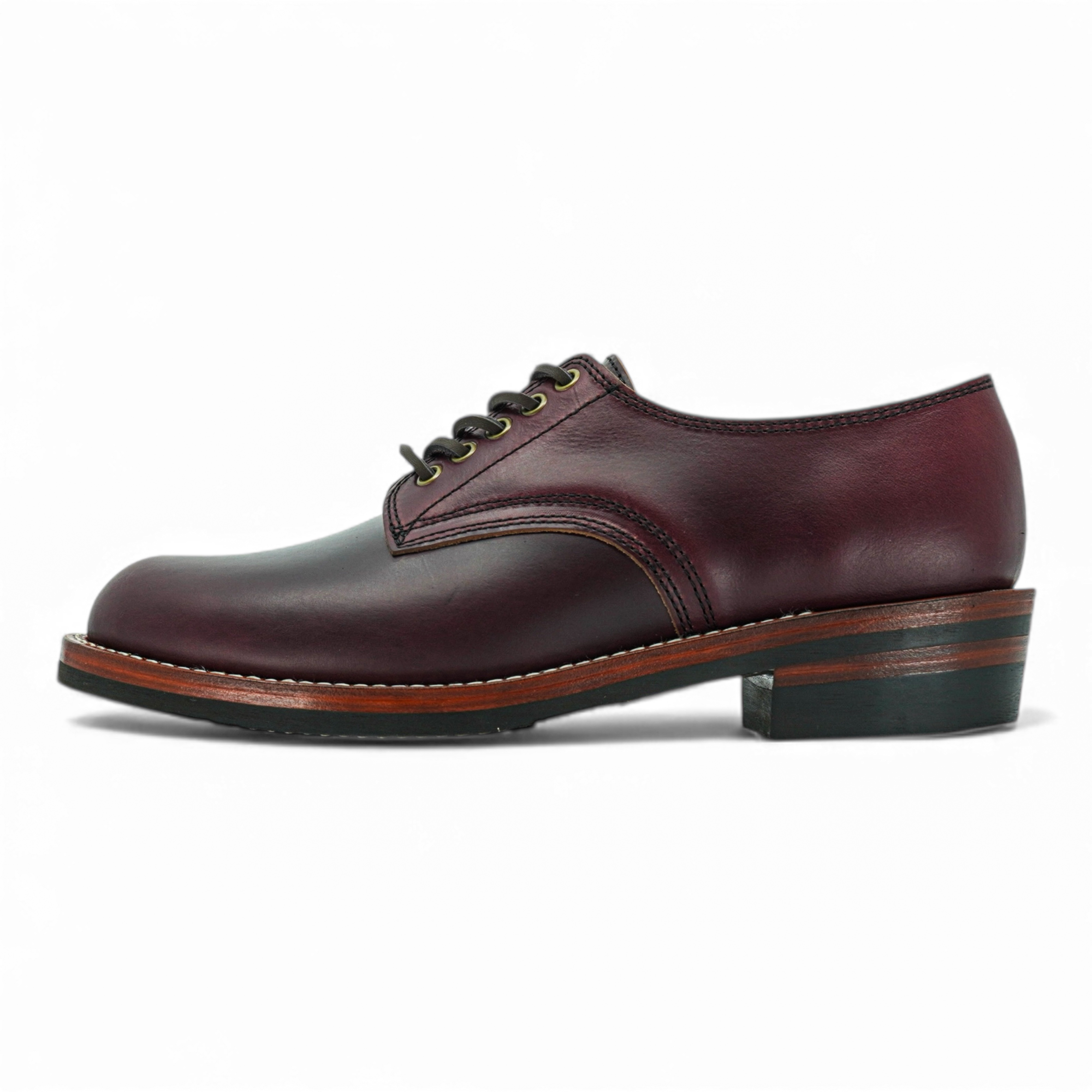 221B CXL Burgundy Plain-toe Derby
